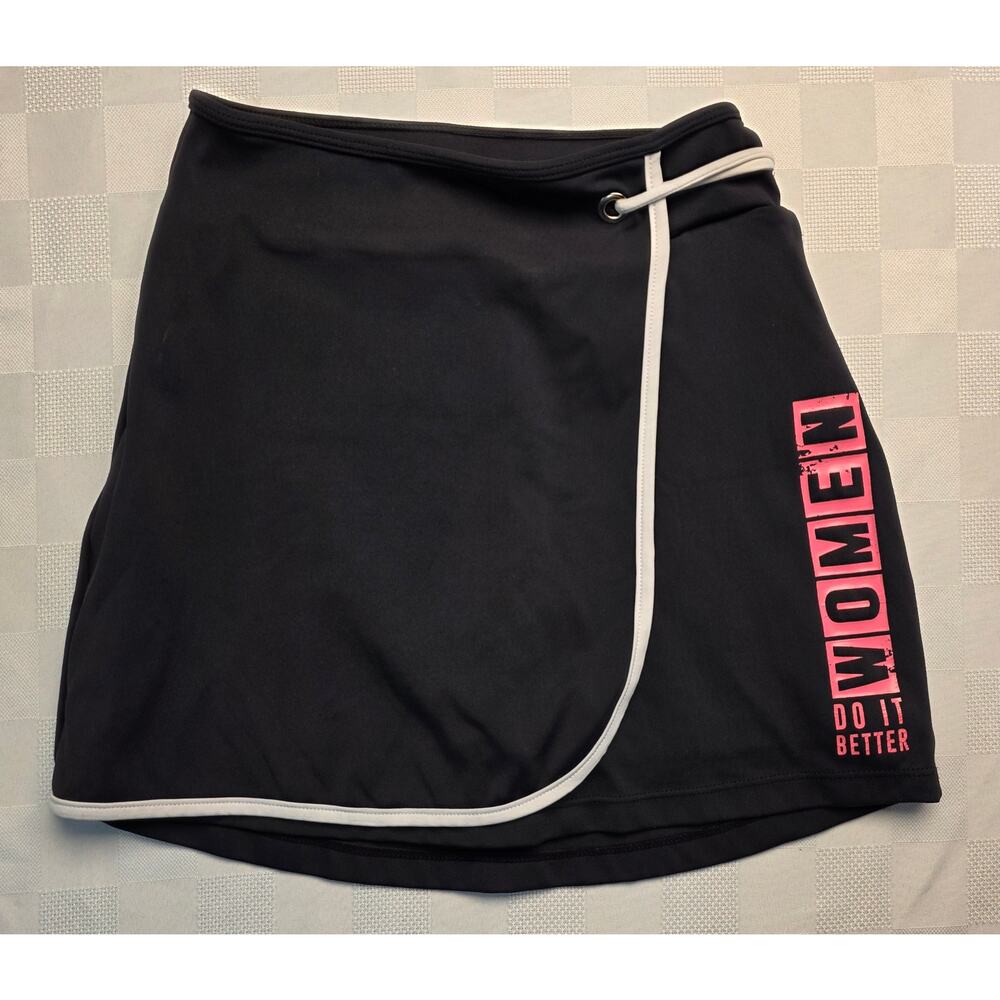 Hipkini Womens Athletic Stretchy Skort Size Medium Black Golf Performance Sport‎